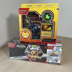 Prismatic Evolutions Surprise Box/Booster Bundle Sams Club + Pokemon Day Box - Image 1