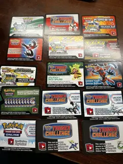 ~190 2009-2018 Unused Pokemon TCG Online Codes - Image 2