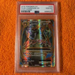 2016 Pokemon XY Evolutions M Charizard Ex #101 GEM MT PSA 10 Full Art - Image 1