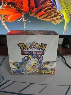 Pokemon TCG Scarlet & Violet Surging Sparks Booster Box Factory Sealed - Image 1