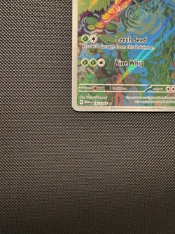 Pokemon TCG Ivysaur 167/165 Sv: Scarlet & Violet 151 Illustration Rare Near Mint - Image 5