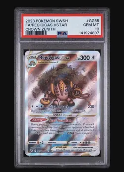 2023 Pokemon Sword And Shield Crown Zenith Regigigas VSTAR Fa PSA 10 #GG55 - Image 1