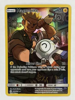 Magnemite (Secret) 242/236 SM - Cosmic Eclipse - Secret Rare Pokemon TCG Holo NM - Image 1