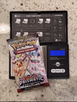 VERY HEAVY!! (4 PACK) Pokemon Prismatic Evolutions– Factory Sealed Booster Pack! - Image 2