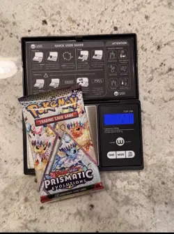 VERY HEAVY!! (4 PACK) Pokemon Prismatic Evolutions– Factory Sealed Booster Pack! - Image 3
