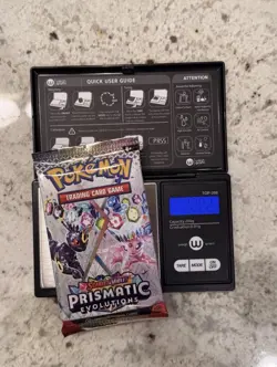 VERY HEAVY!! (4 PACK) Pokemon Prismatic Evolutions– Factory Sealed Booster Pack! - Image 4