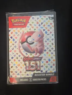 Sealed Pokemon Scarlet & Violet 151 Booster Bundle - 6 Packs W/ Case - Image 1