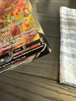 Pokemon TCG Beedrill V 161/189 Astral Radiance 210 HP Ultra Rare Holo English - Image 4