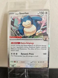 Pokemon TCG Journey Together Gamestop Stamped Hop's Snorlax NM/M Sealed - Image 1