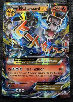 Mega M Charizard EX 12/83 Pokemon Generations Holo Ultra Rare NM - Image 1