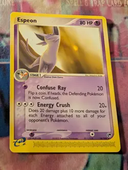 Espeon 16/100 Sandstorm LP rare Pokemon - Image 1