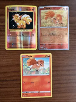 Vulpix Ninetails Lot x9 Evolutions SWSH Alolan Pokemon TCG MP - NM - Image 2