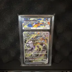 Pokemon TCG Mewtwo VSTAR GG44/GG70 Crown Zenith Ace Gem Mint 10 perfect subs - Image 1