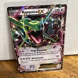 Rayquaza EX XY66 XY Holo BLACK STAR PROMO Pokemon TCG (LP) - Image 1