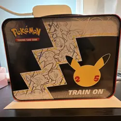 Pokemon TCG Celebrations 25th Anniversary Pikachu Tin Storage Case - Image 2