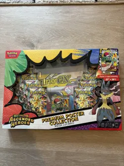 Pokemon TCG Ascended Heroes Premium Poster Collection Mega Lucario 🚚 - Image 1