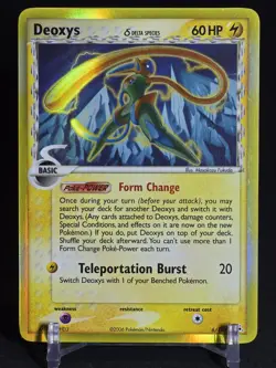 Pokemon TCG Deoxys Speed Forme 6/110 - EX Holon Phantoms - Holo Rare - NM/LP - Image 1