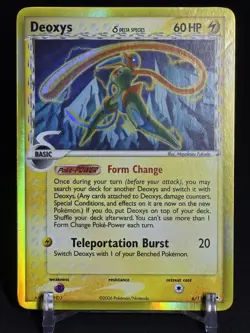 Pokemon TCG Deoxys Speed Forme 6/110 - EX Holon Phantoms - Holo Rare - NM/LP - Image 2