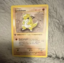 Nintendo Pokemon TCG Base Set Rattata Raticate Machop Sandshrew Ponyta Lot - Image 4