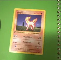 Nintendo Pokemon TCG Base Set Rattata Raticate Machop Sandshrew Ponyta Lot - Image 5