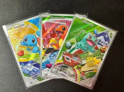 Pokemon First Partner Illustration MEP Bulbasaur Charmander Squirtle 037 038 039 - Image 1