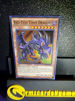 Red-Eyes Toon Dragon SHVI-EN036 Shining Victories 1st Edition - Image 1