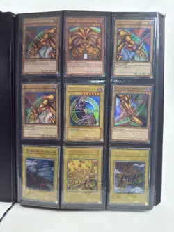 Rare Vintage Yugioh Binder Collection 150+ Cards 1st Ultimate All Rarities Holo - Image 1