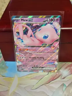Pokemon Scarlet Violet 151 Card 151/165 Mew EX Double Rare English NM - Image 1