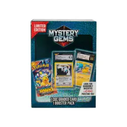 Pokemon Mystery Gems Box Sealed – 1 CGC Graded Card + 1 Booster Pack - Image 3