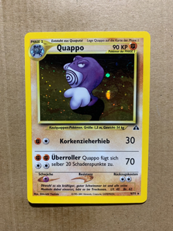 GERMAN Poliwrath 9/75 Neo Discovery - Holo Pokemon Card - EX/NM - Image 1