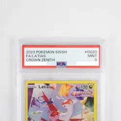 Pokemon TCG Latias Crown Zenith & Ninetails Holo Cards PSA Grade 9 Mint Lot of 2 - Image 4