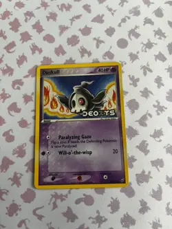 Duskull 58/107 Ex Deoxys Reverse Holo Stamped Pokemon Card - Image 1
