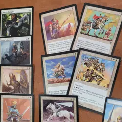 ***Pure White KNIGHTS*** TRIBAL BEGINNER COMMANDER MAGIC DECK of 100 MTG Cards - Image 4