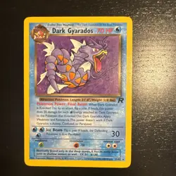 Pokemon WOTC Card - Dark Gyarados - Team Rocket - Non-Holo Rare - 25/82 - NM - Image 1