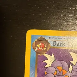 Pokemon WOTC Card - Dark Gyarados - Team Rocket - Non-Holo Rare - 25/82 - NM - Image 2