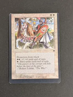MTG Card - 1x Order of Leitbur B - Fallen Empires LP - Miscut Misprint Oddities - Image 5