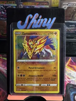Pokemon TCG Zamazenta Holo Card 2020 Vivid Voltage 102/185 Amazing Rare - Image 1