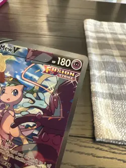 Pokemon Mew v Holo Alternative Art Ultra Rare TCG Fusion Strike Card 251/264 - Image 3