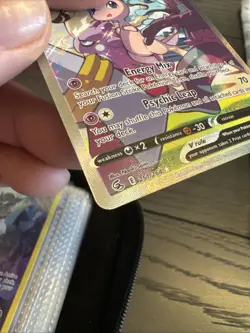 Pokemon Mew v Holo Alternative Art Ultra Rare TCG Fusion Strike Card 251/264 - Image 5