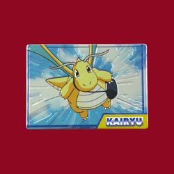 DRAGONITE (KAIRTU)--JAPANESE MEIJI EMBOSSED PROMO FOIL POKEMON CARD - Image 1