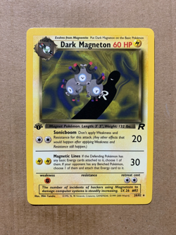 1st Edition Dark Magneton 28/82 Team Rocket - Non-Holo Rare Pokemon Card - NM/M - Image 1