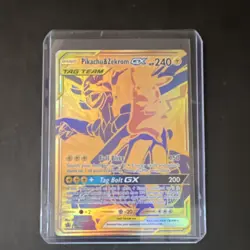 Pokemon Pikachu & Zekrom GX SM248 SM TAG TEAM Promo Holo Card - Image 1