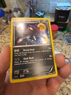 Pokemon TCG Zoroark Cracked Ice Holo Dark Explorers Card 71/108 - Image 2