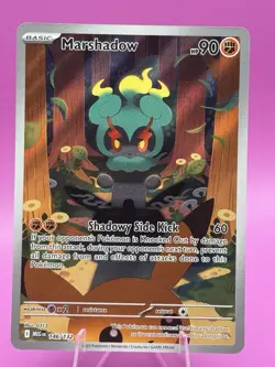 Pokemon Marshadow TCG Holo Illustration Rare Card 146/132 Mega Evolution - Image 1