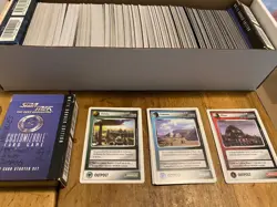 Star Trek CCG Decipher Premiere Edition (White Border) Collection (~500 cards) - Image 1