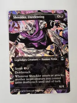 Shredder, Unrelenting (Borderless) U Teenage Mutant Ninja Turtles 210 NM - Image 1