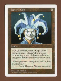 MTG - Jester's Cap - 5th Edition (1997) – NEAR MINT+ - Rare - Never Played - Image 2