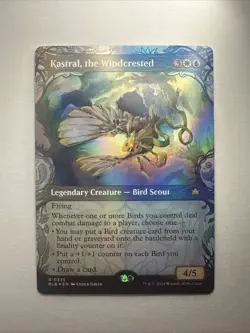 Kastral, the Windcrested (Showcase) Bloomburrow Foil - Image 1
