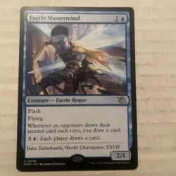 Faerie Mastermind March of the Machine Regular Rare Mtg Magic The Gathering - Image 1