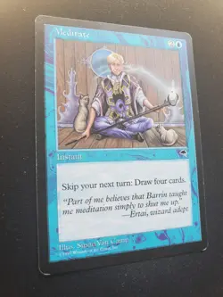 Meditate - Tempest *MP* Moderate Play MTG - Image 3